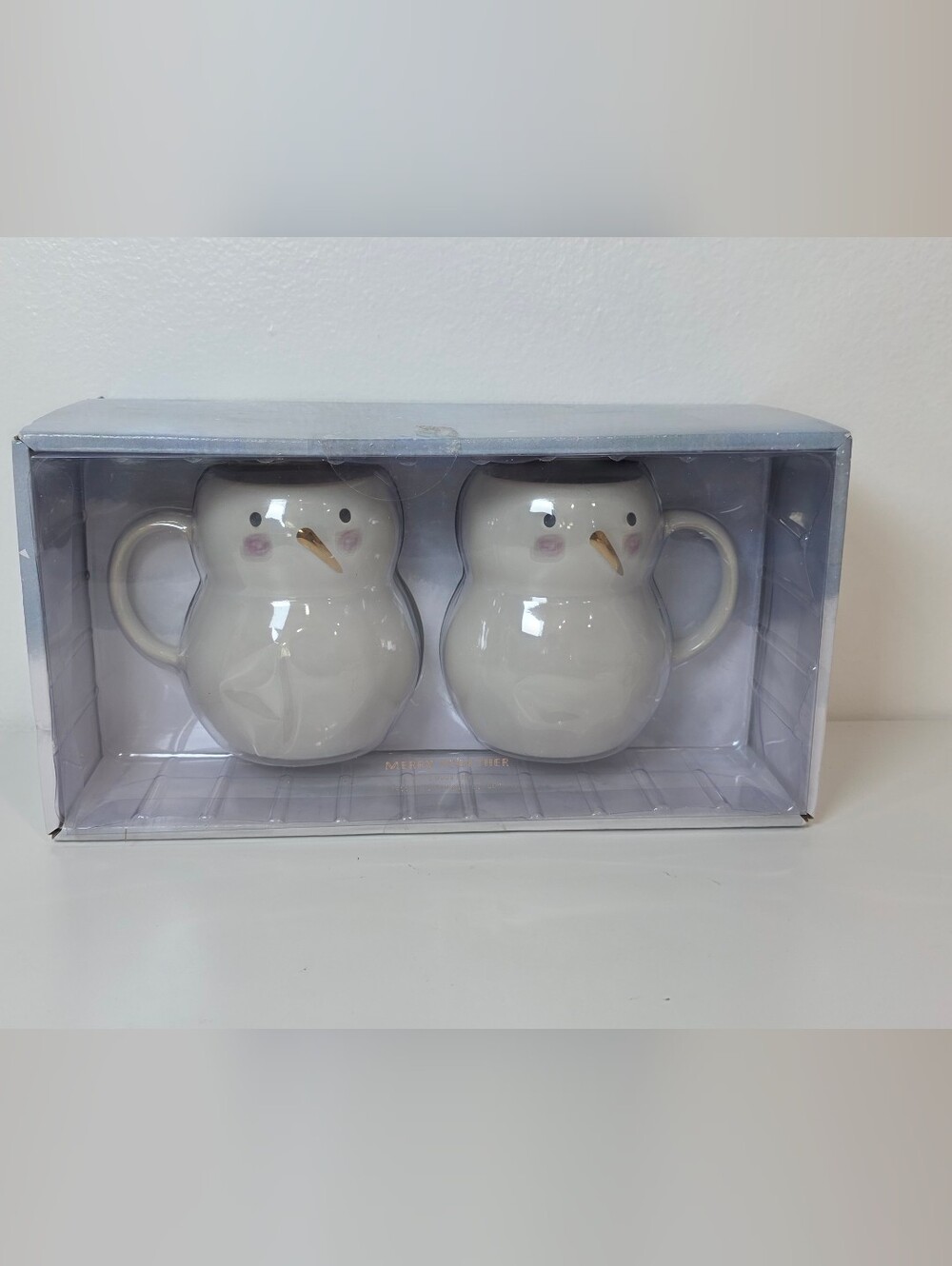 🎄 Paper Destiny  Snow Man Mugs
